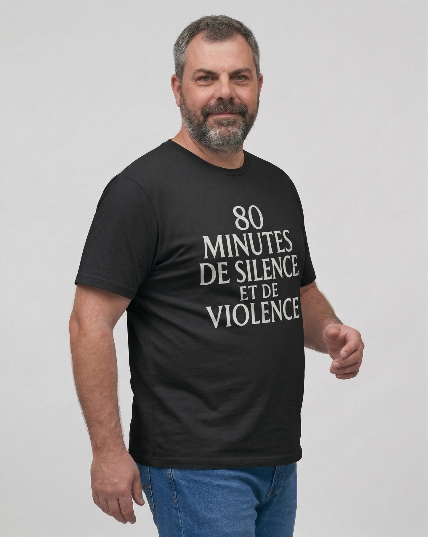 T-shirt Rugby – 80 Minutes de Silence et de Violence