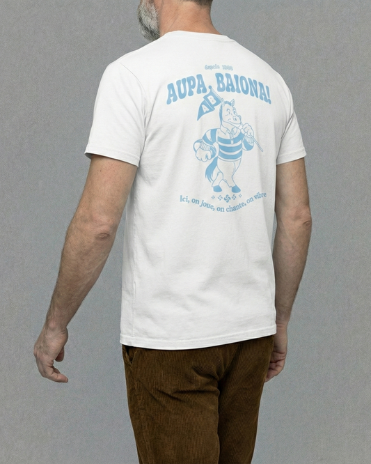 T-shirt Rugby Bayonne – Aupa Baiona, Esprit Basque