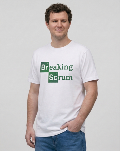 T-shirt Rugby Breaking Scrum - Heisenberg de la Mêlée