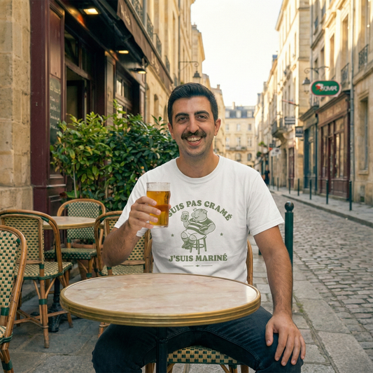 T-Shirt Rugby – J’suis pas cramé j’suis mariné