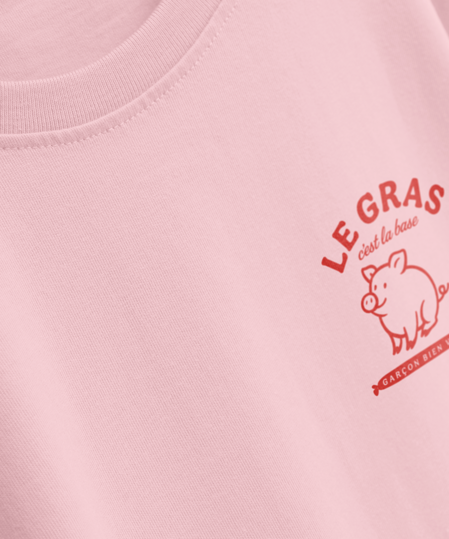 T-Shirt rugby – Le gras c'est la base en mélée