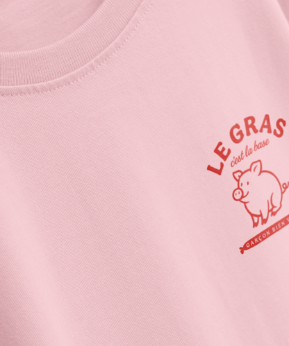 T-Shirt rugby – Le gras c'est la base en mélée