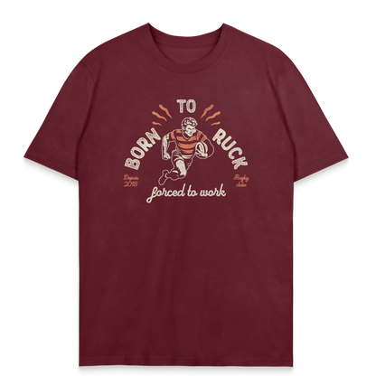 T-shirt Rugby Passion – Born to Ruck, Forced to Work