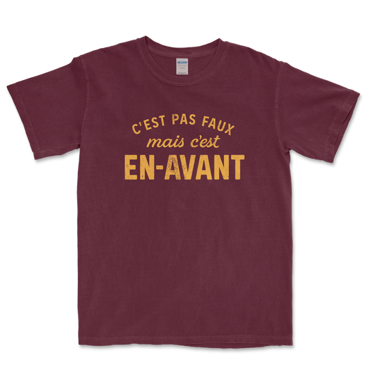 T-shirt Rugby – C’est pas faux mais c’est en-avant