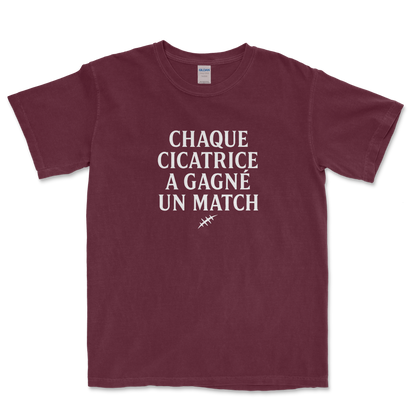 T-shirt Rugby – Chaque Cicatrice a Gagné un Match