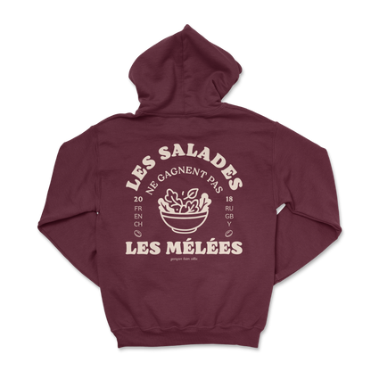Hoodie Rugby – Les salades ne gagnent pas les mêlées
