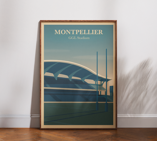 Affiche Rugby Montpellier – GGL Stadium