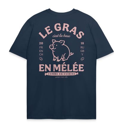 T-Shirt rugby – Le gras c'est la base en mélée