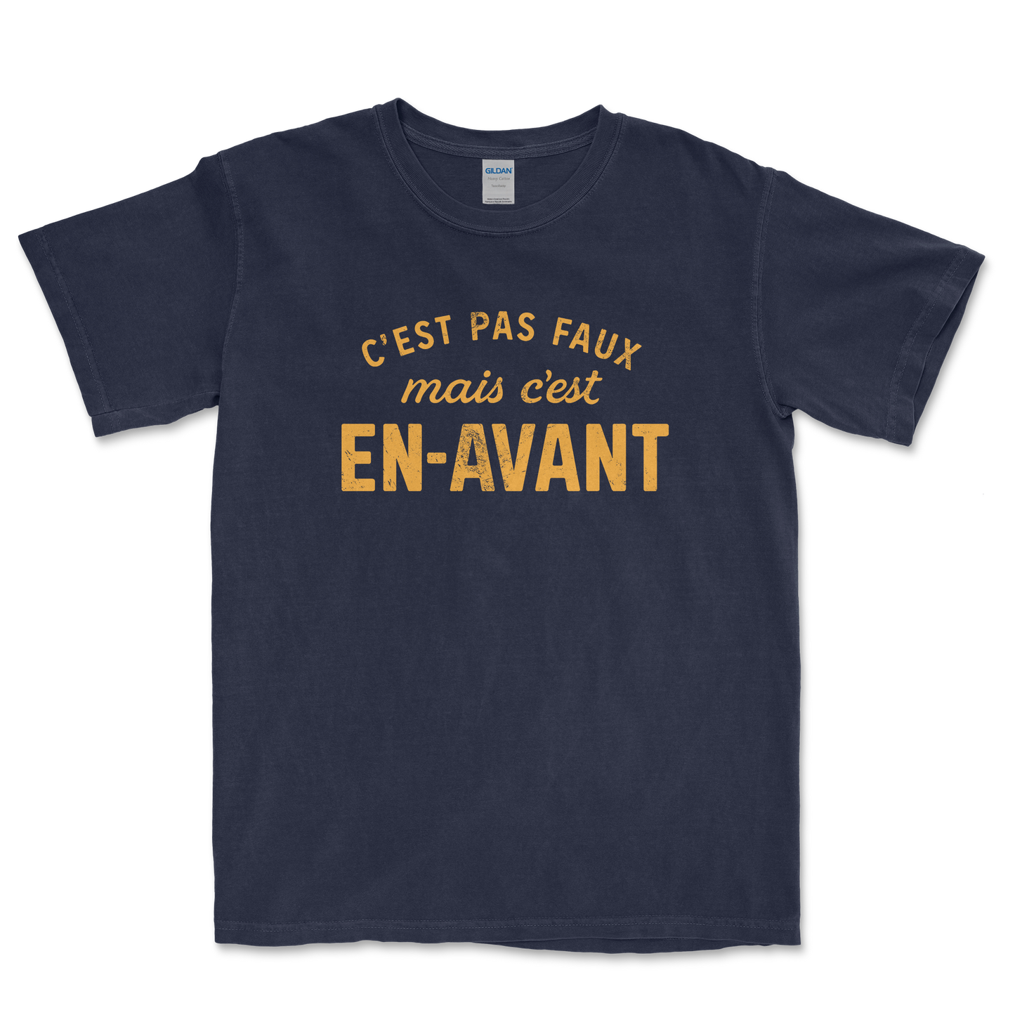 T-shirt Rugby – C’est pas faux mais c’est en-avant