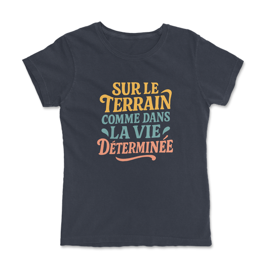 T-shirt Rugby Femme – Déterminée sur le Terrain et dans la Vie