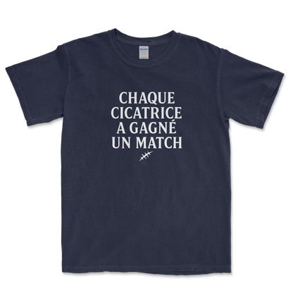 T-shirt Rugby – Chaque Cicatrice a Gagné un Match