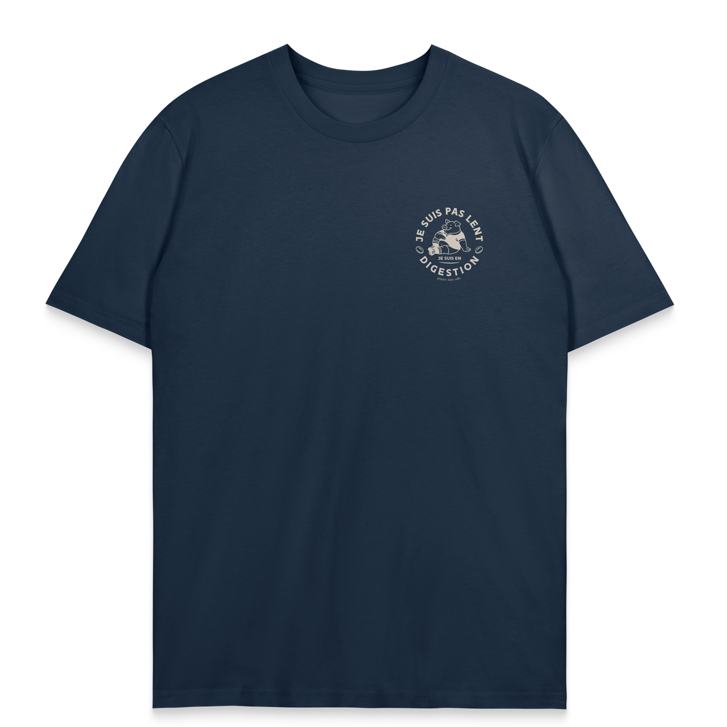 T-shirt Rugby Humour – Je Suis Pas Lent Je Suis en Digestion