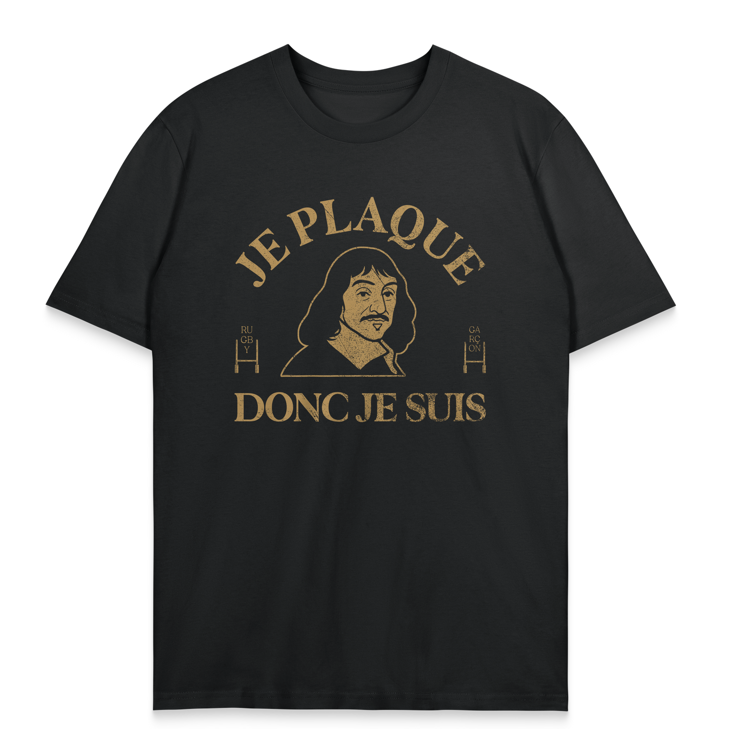 T-shirt Rugby Je Plaque Donc Je Suis – Descartes Ovale Edition