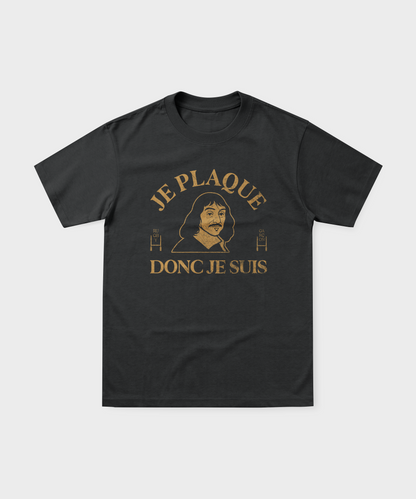 T-shirt Rugby Je Plaque Donc Je Suis – Descartes Ovale Edition