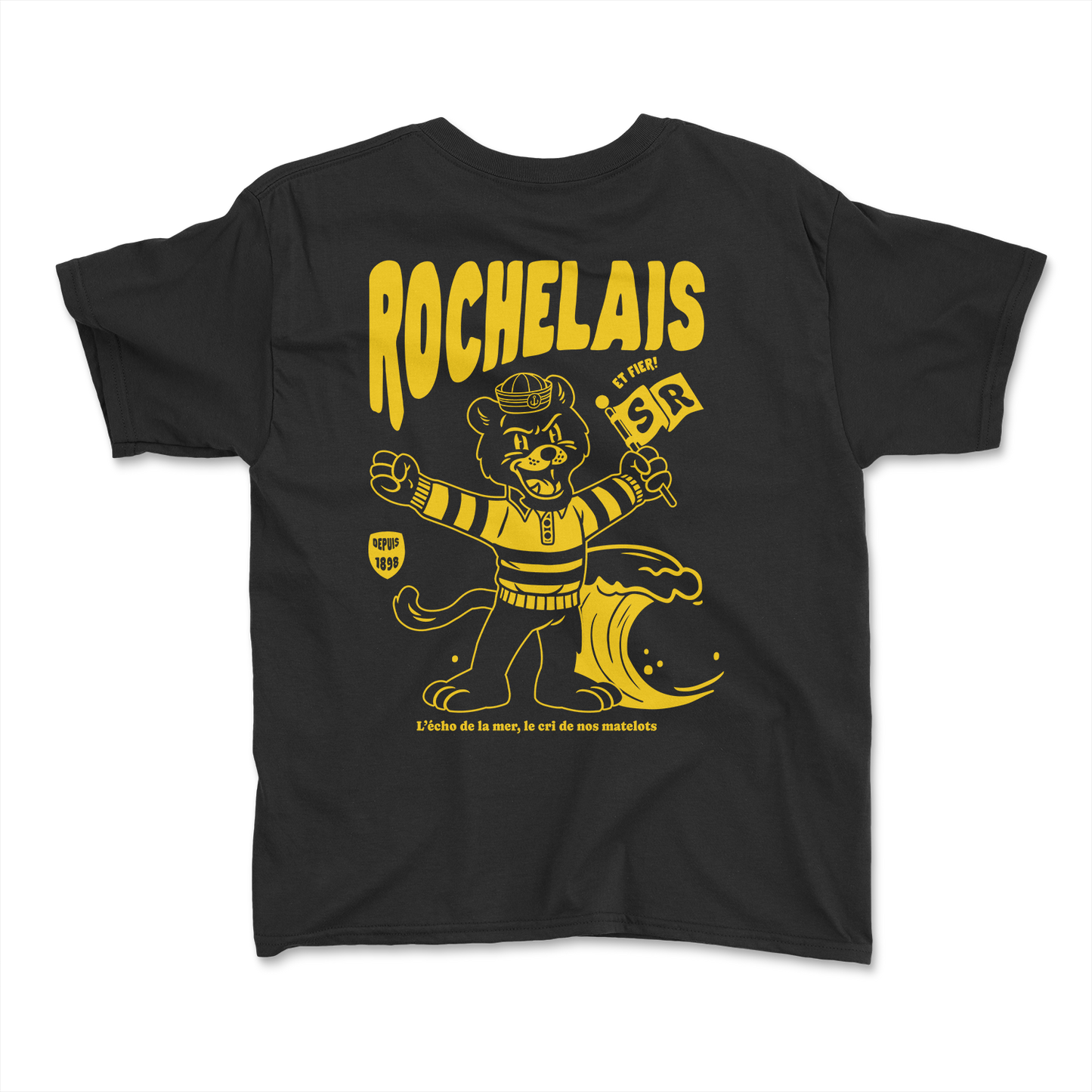 T-shirt Rugby Enfant La Rochelle – Stade Rochelais, Fierté Maritime