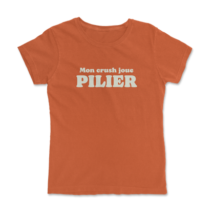 T-shirt Rugby Femme – Mon Crush Joue Pilier