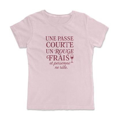T-shirt Rugby Femme– Passe Courte & Rouge Frais
