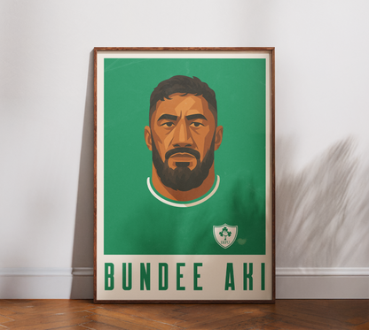 Affiche Rugby – Bundee Aki – Ireland