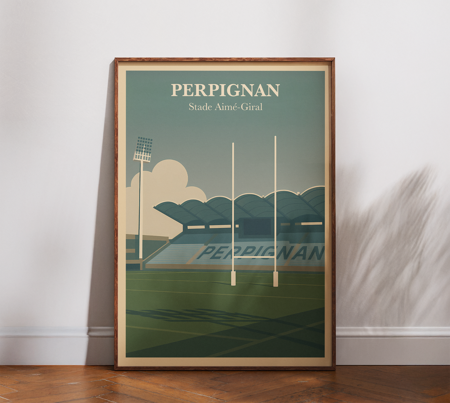 Affiche Rugby Perpignan – Stade Aimé-Giral