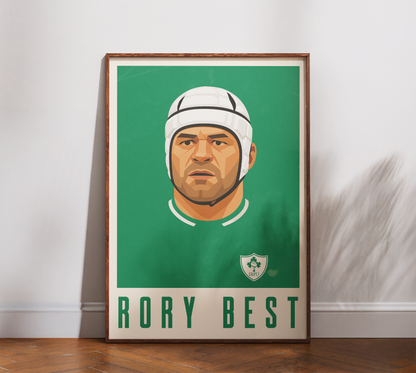 Affiche Rugby – Rory Best – Ireland