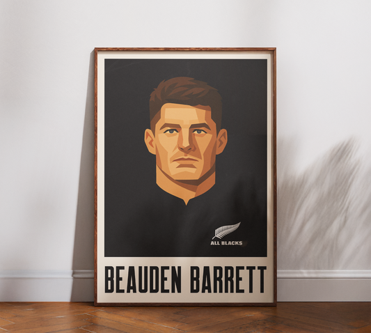 Affiche Rugby – Beauden Barrett – New Zealand