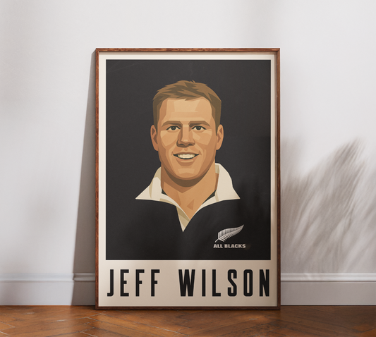 Affiche Rugby – Jeff Wilson – New Zealand