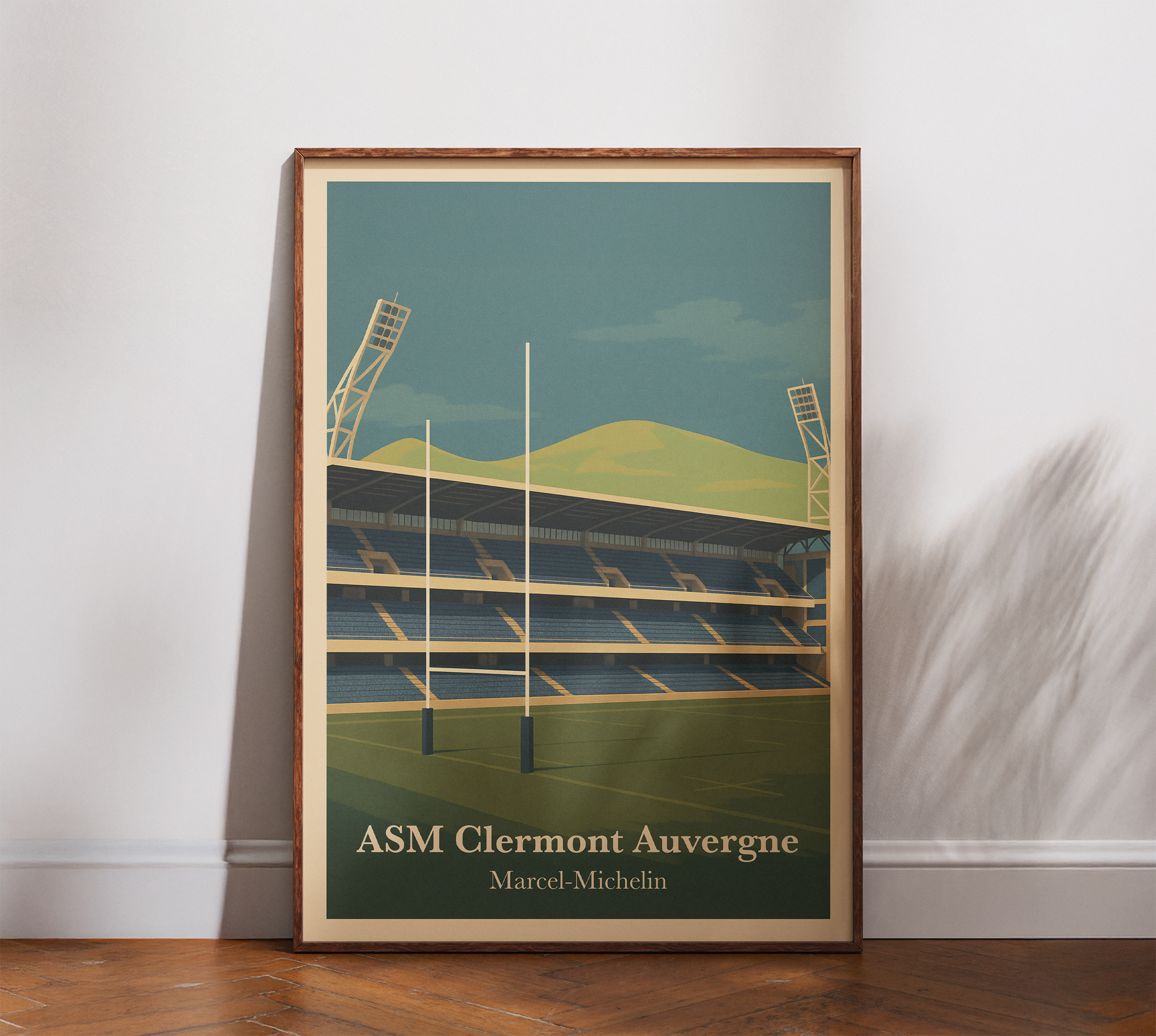 Affiche ASM Clermont – Stade Marcel-Michelin-Garçon bien vêtu