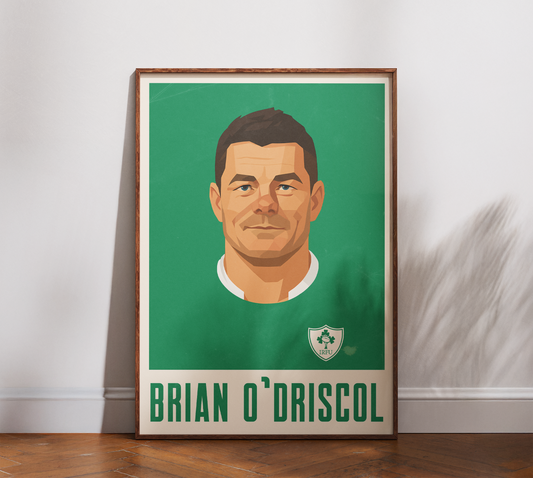 Affiche Rugby – Brian O’Driscoll – Ireland