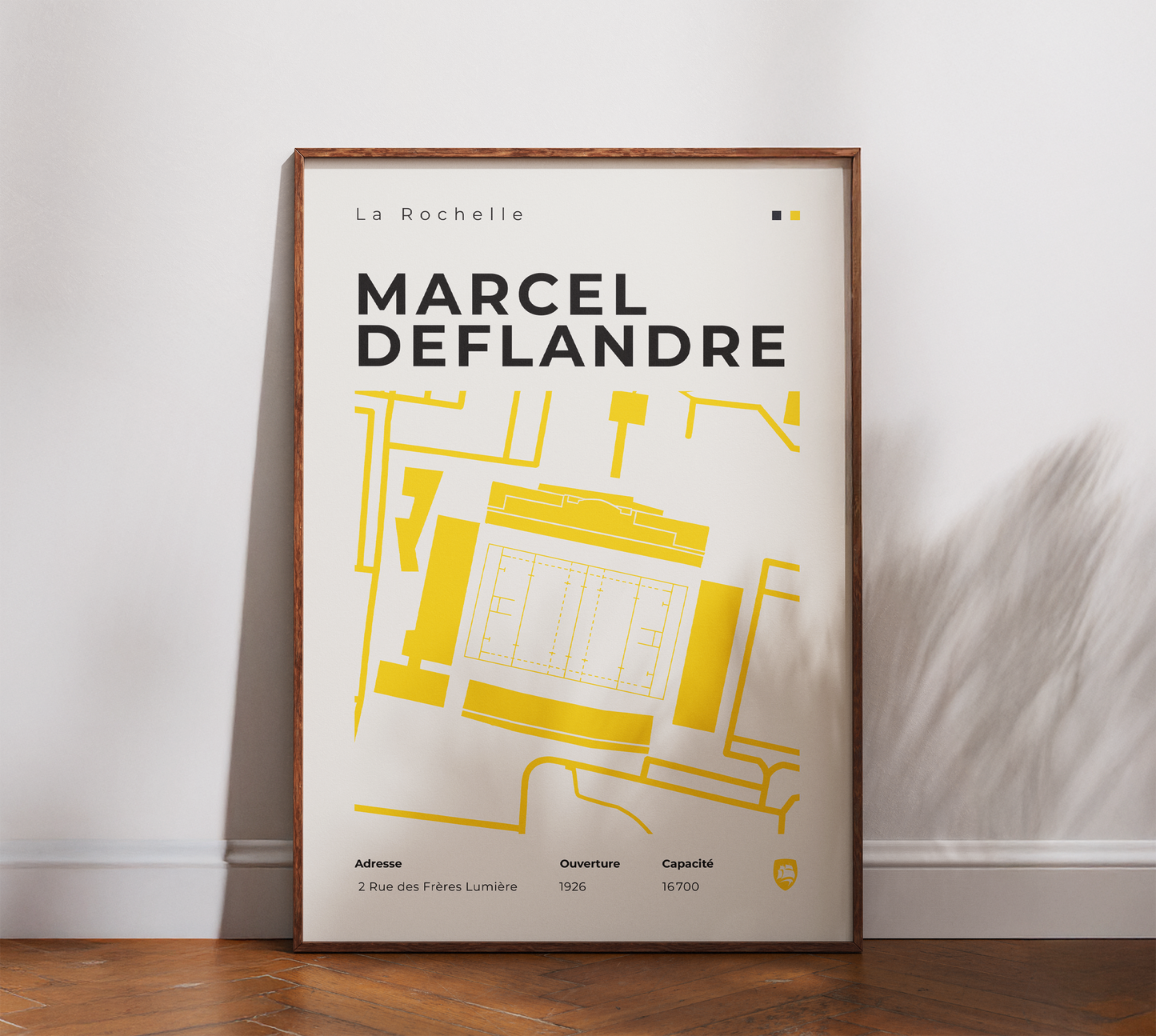 Affiche Rugby Stade Marcel Deflandre – La Rochelle