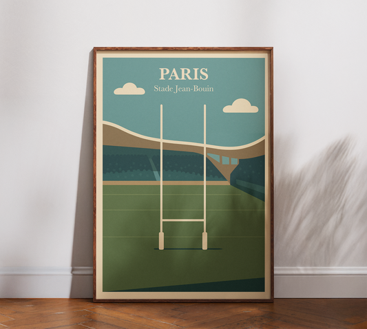 Stade Français poster – Jean-Bouin Stadium