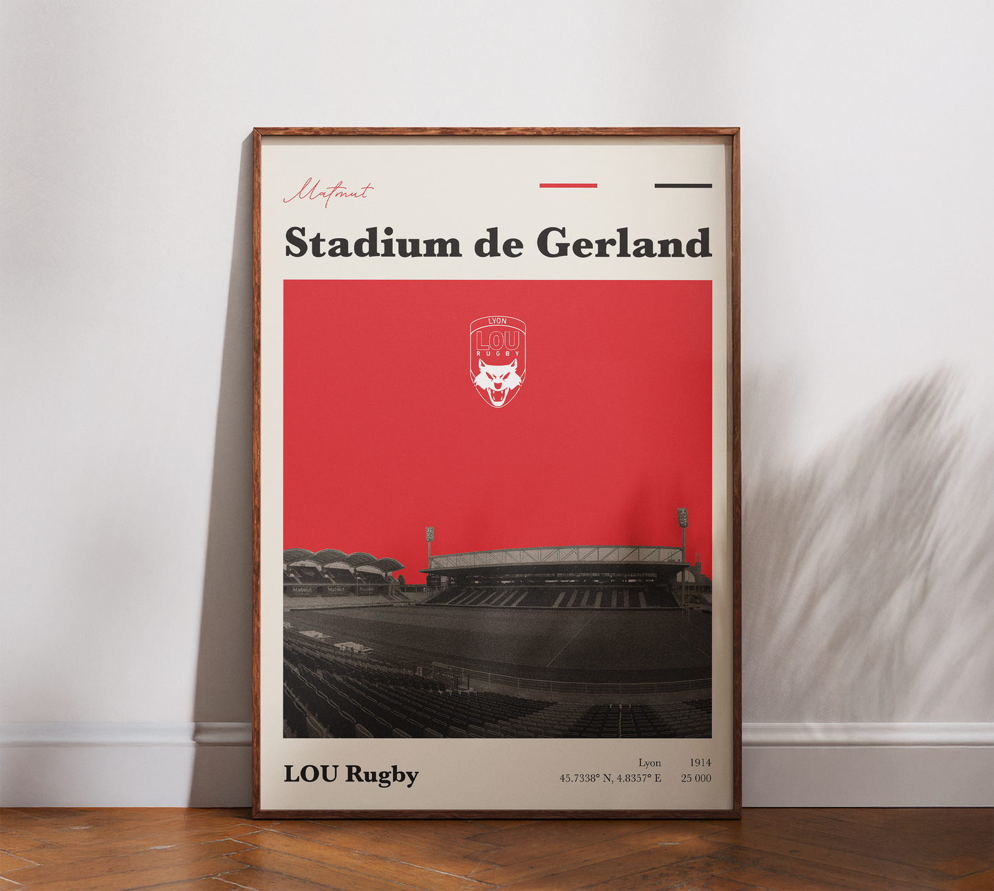 Affiche Rugby – LOU Rugby – Matmut Stadium