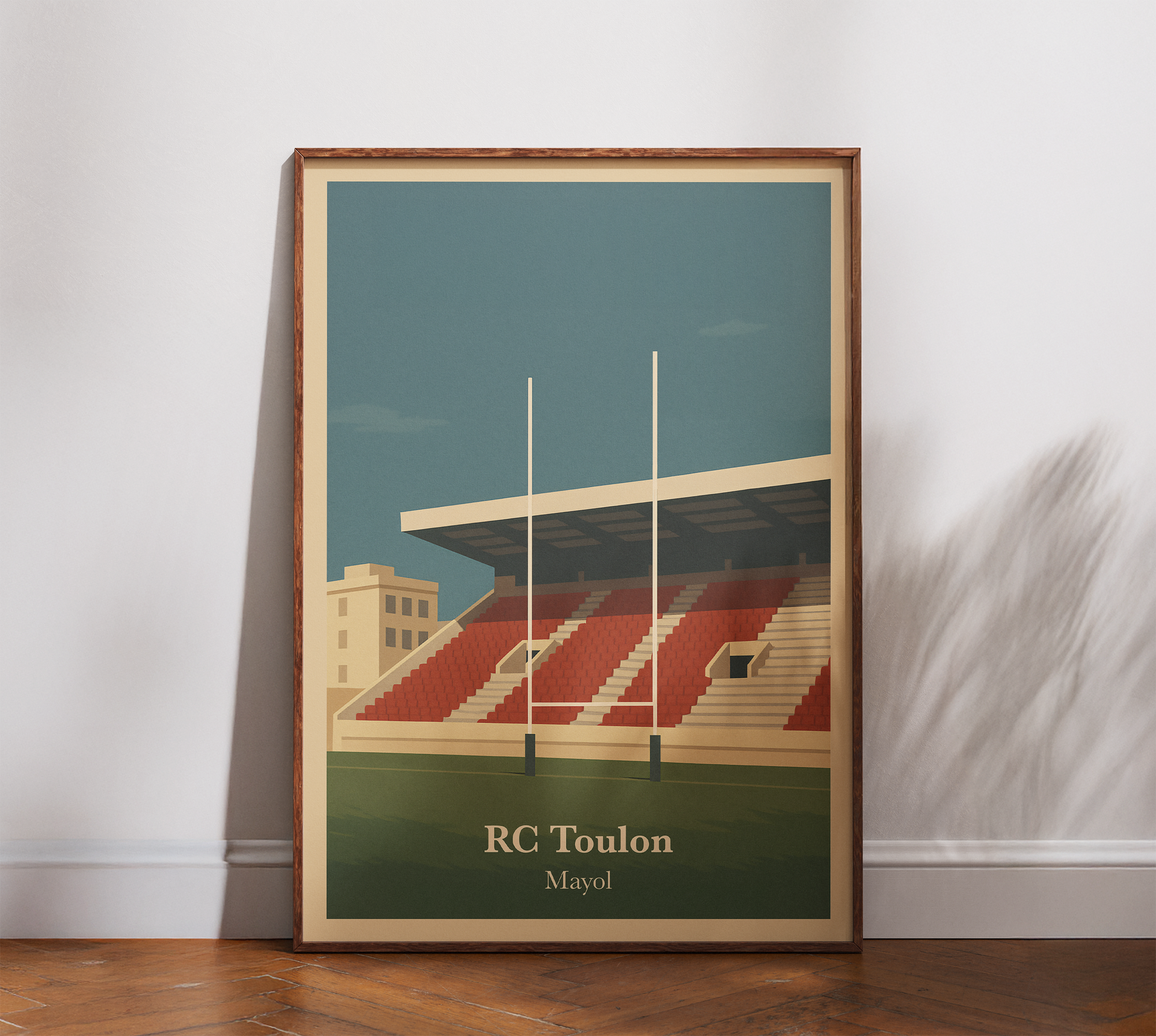Affiche RC Toulon – Stade Mayol-Garçon bien vêtu