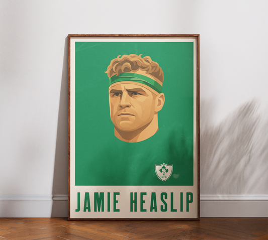 Affiche Rugby – Jamie Heaslip – Ireland