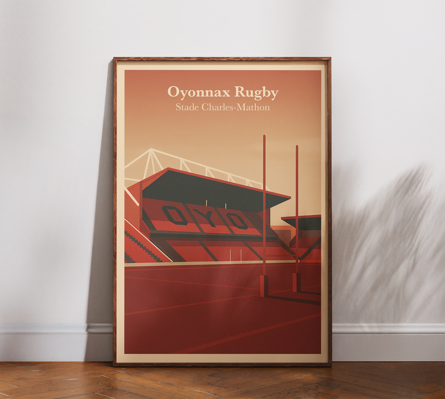 Affiche Oyonnax Rugby – Stade Charles-Mathon