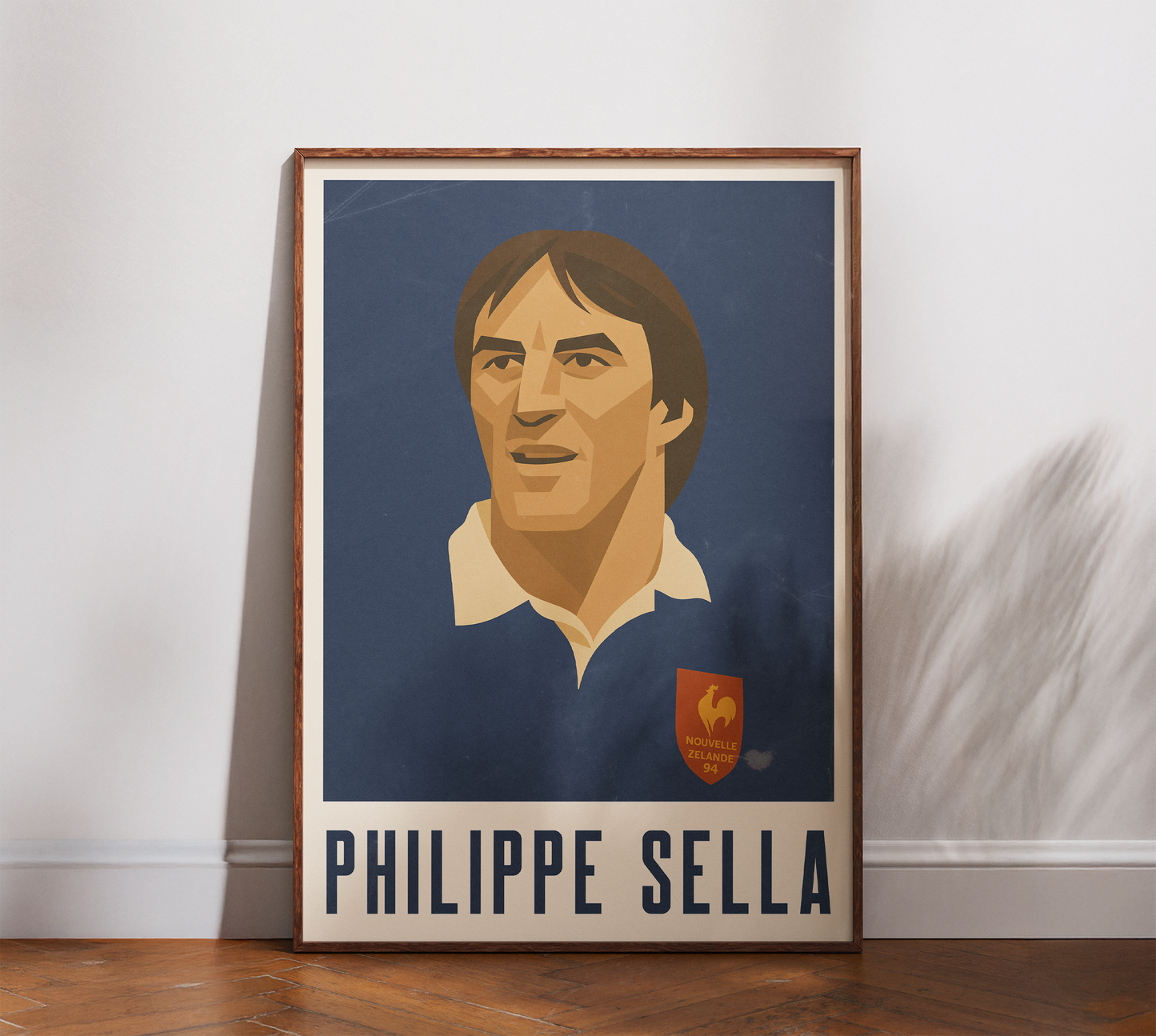 Affiche Rugby – Philippe Sella – France