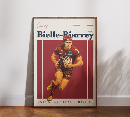 Affiche UBB – Louis Bielle-Biarrey-Garçon bien vêtu