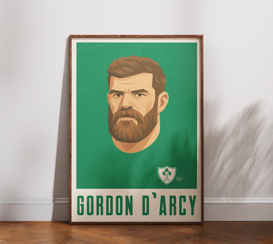 Affiche Rugby – Gordon D’Arcy – Ireland