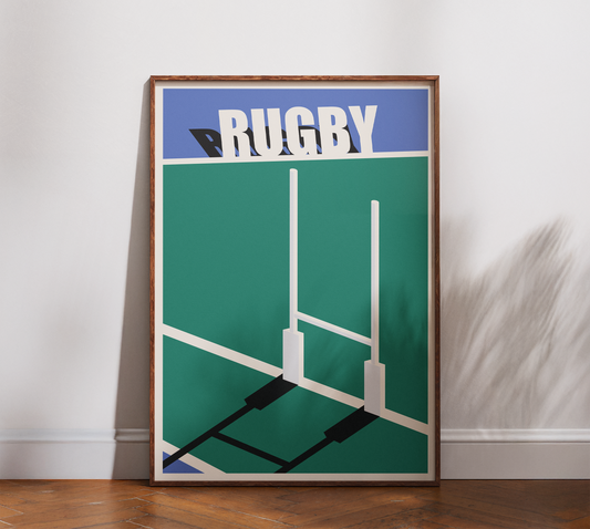 Affiche Rugby – Dans l’Ombre des Poteaux-Garçon bien vêtu