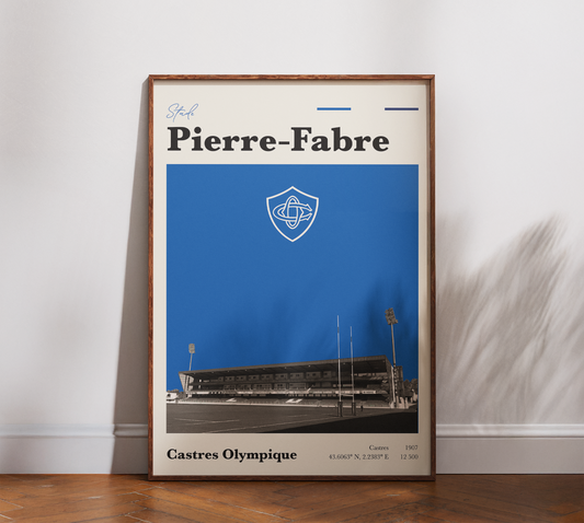 Affiche Rugby – Castres Olympique – Stade Pierre-Fabre