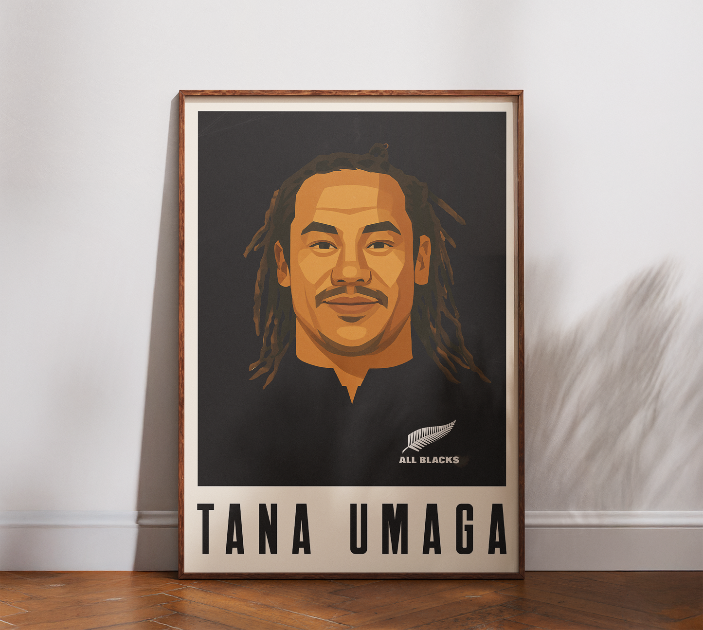 Affiche Rugby – Tana Umaga – New Zealand