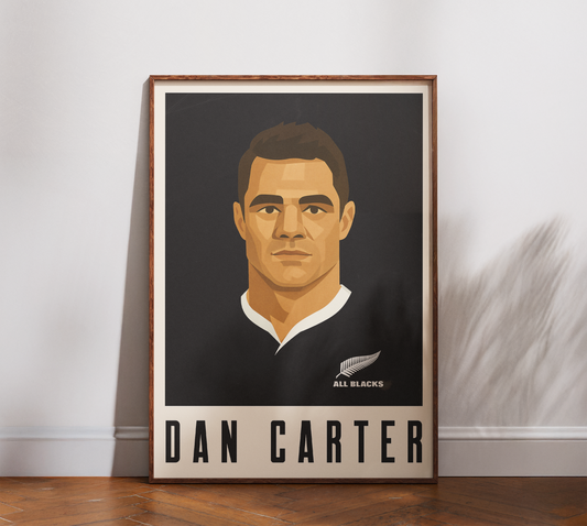 Affiche Rugby – Dan Carter – New Zealand
