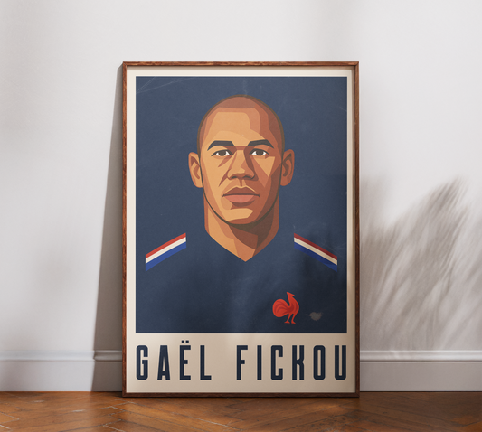 Affiche Rugby – Gaël Fickou – France