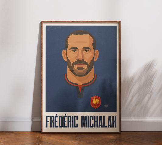 Affiche Rugby – Frédéric Michalak – France