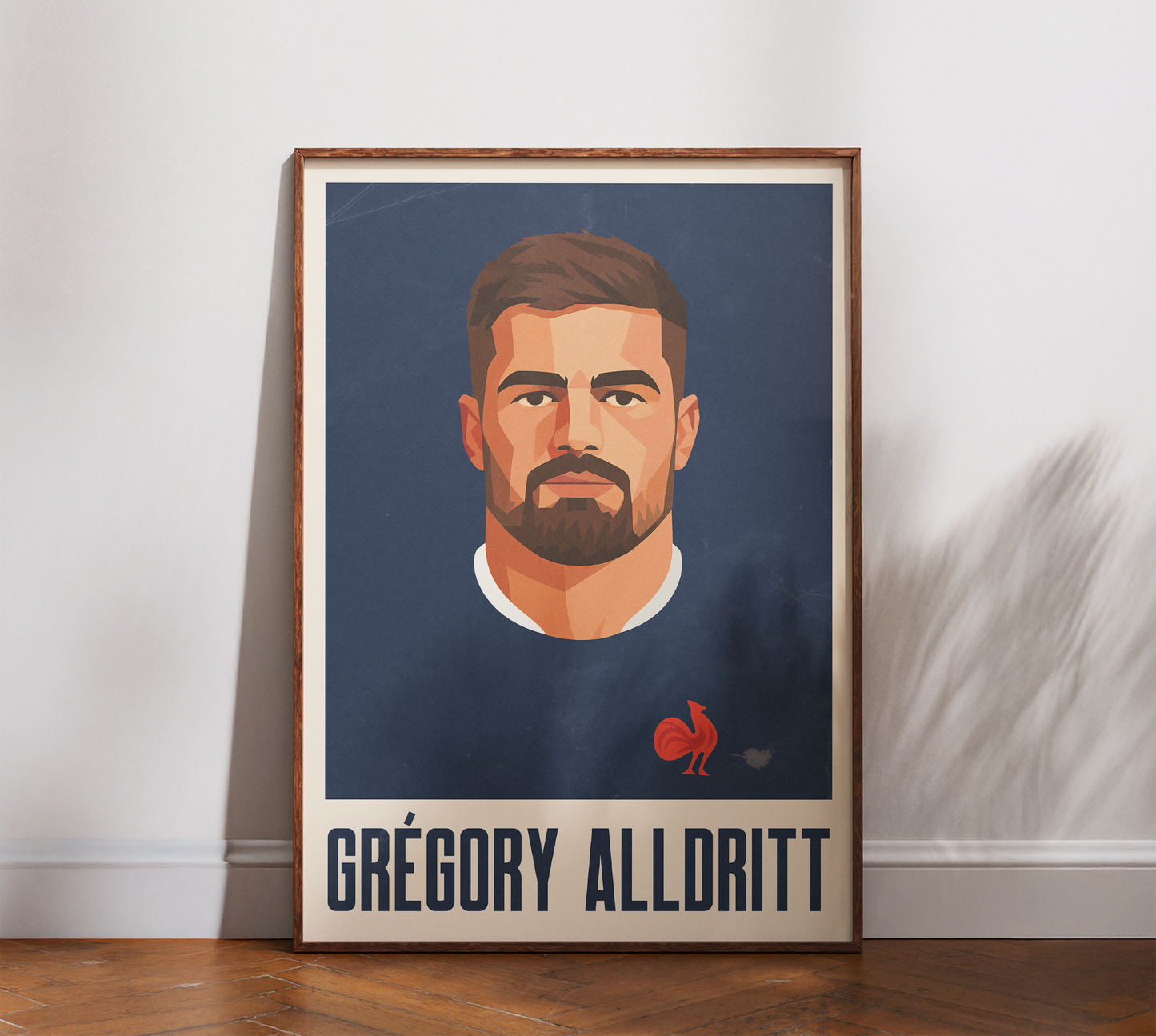 Affiche Rugby – Grégory Alldritt – France