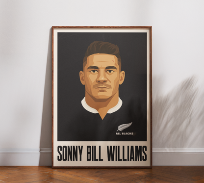 Affiche Rugby – Sonny Bill Williams – New Zealand