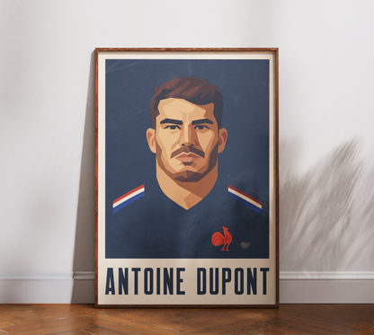 Affiche Rugby – Antoine Dupont – France