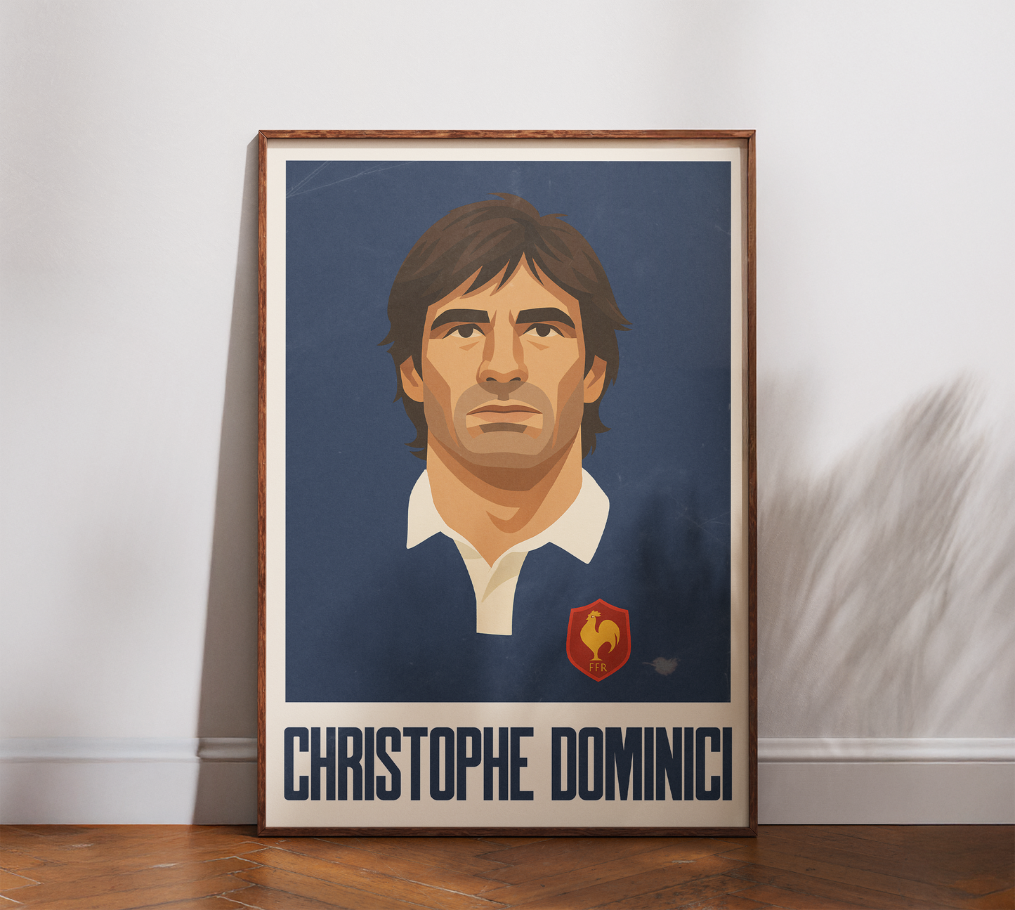 Affiche Rugby – Christophe Dominici – France