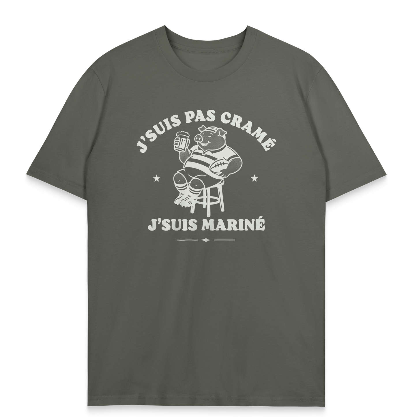 T-Shirt Rugby – J’suis pas cramé j’suis mariné