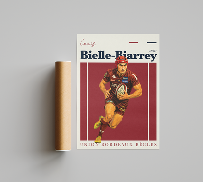 Affiche UBB – Louis Bielle-Biarrey-Garçon bien vêtu
