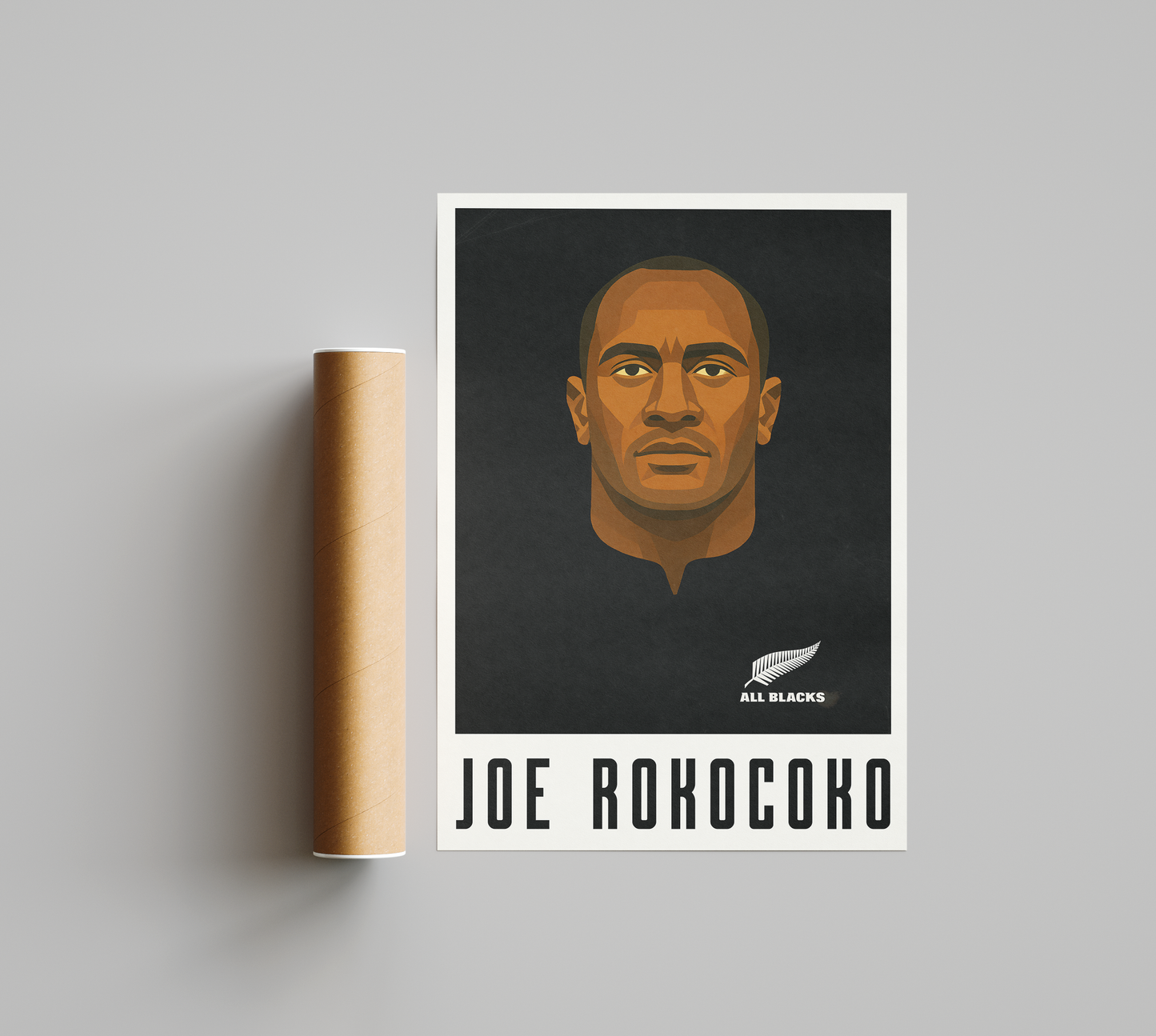 Affiche Rugby – Joe Rokocoko – New Zealand